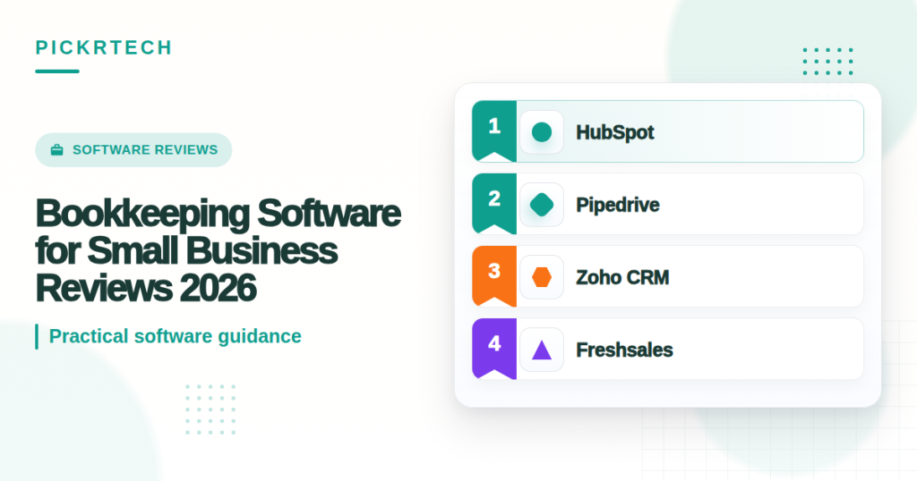 Bookkeeping Software for Small Business Reviews 2026