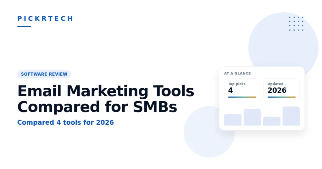 Best Email Marketing Tools Compared for SMBs in 2026