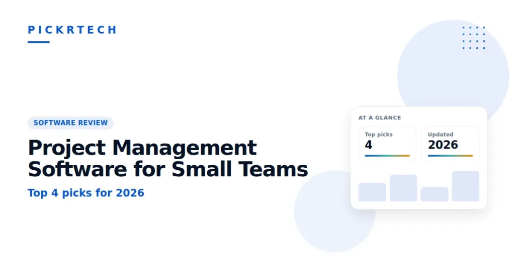 Best Project Management Software for Small Teams 2026