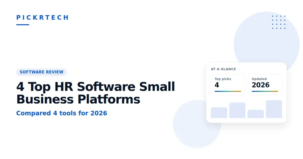 4 Top HR Software Small Business Platforms Compared 2026