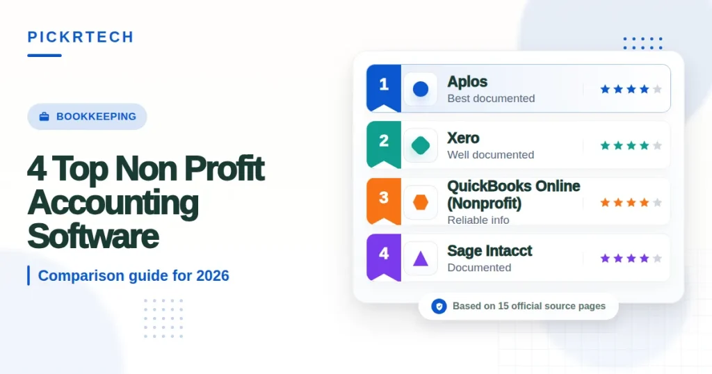 4 Top Non Profit Accounting Software Compared 2026