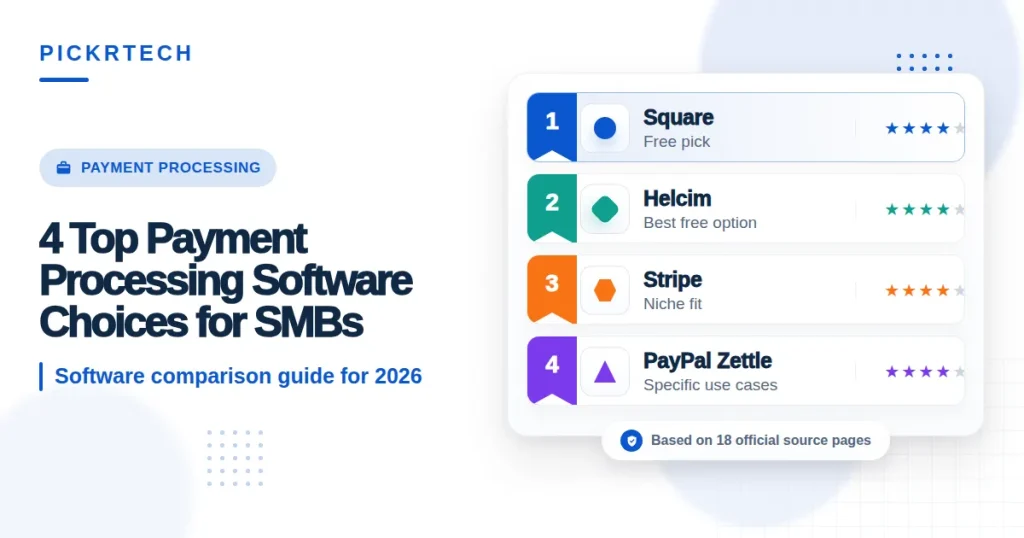 4 Top Payment Processing Software for Small Business 2026