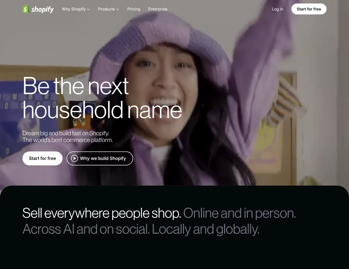 Shopify Clean admin dashboard with an order management table showing recent sales