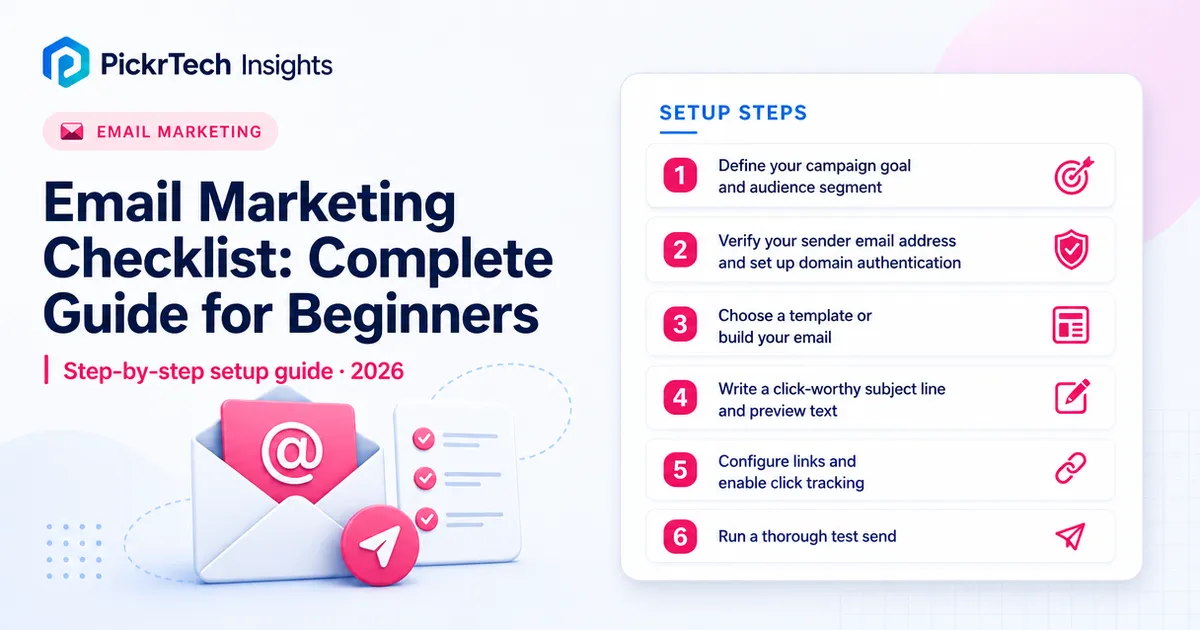 email marketing checklist