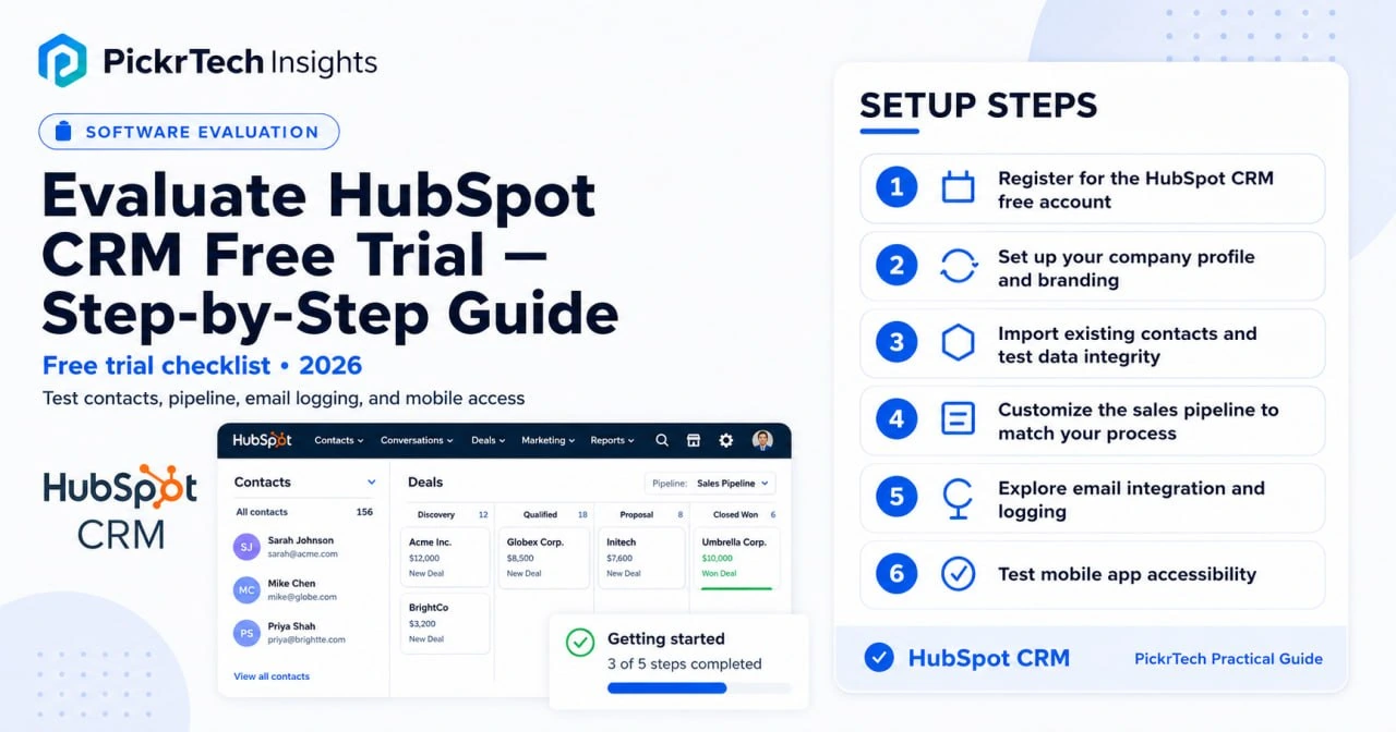 Evaluate HubSpot CRM Free Trial — Step-by-Step Guide