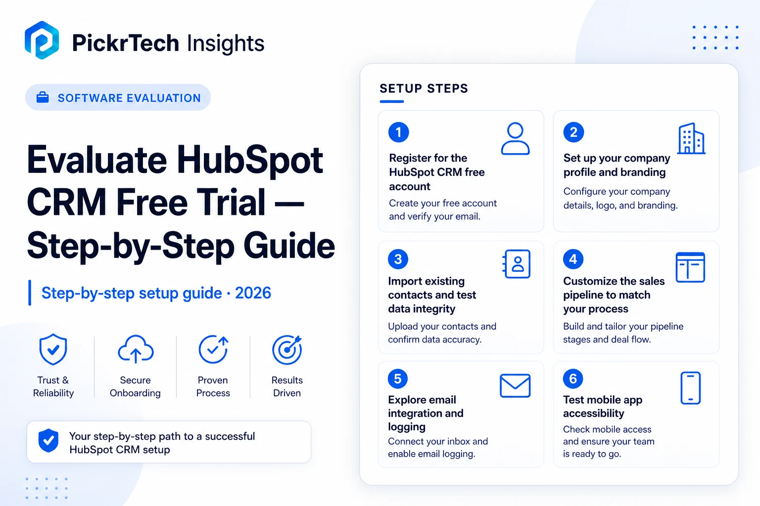 Evaluate HubSpot CRM Free Trial — Step-by-Step Guide