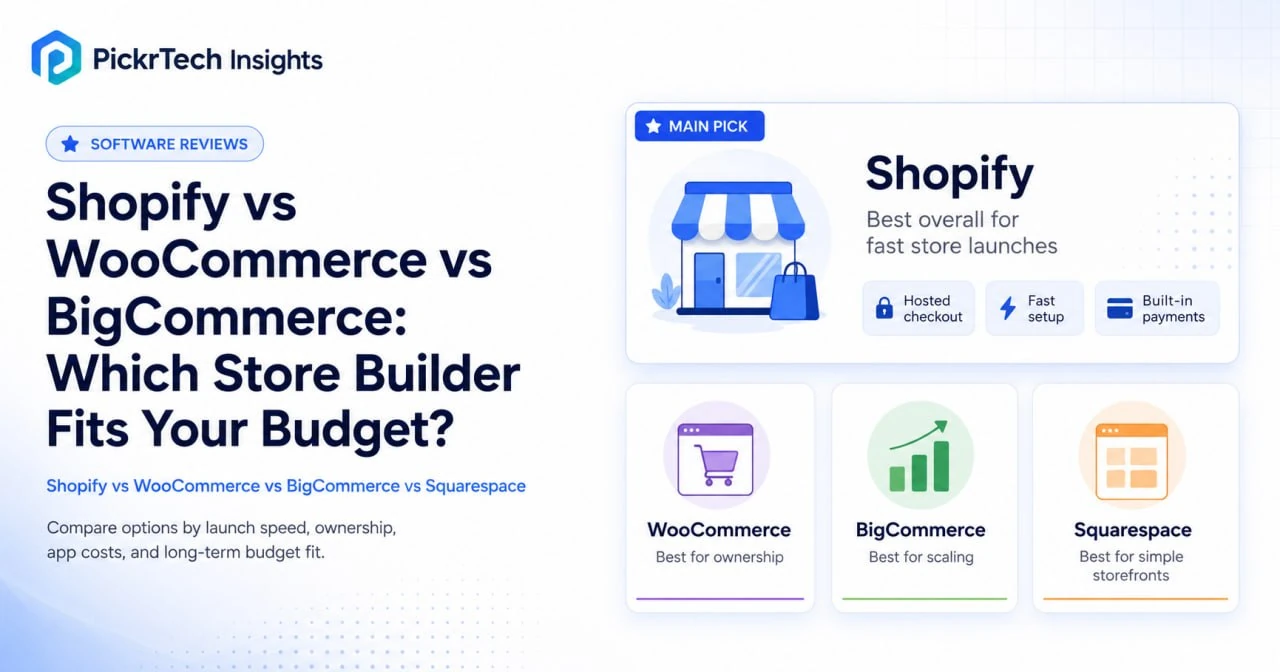 Shopify vs WooCommerce vs BigCommerce: Which Store Builder Fits Your Budget?