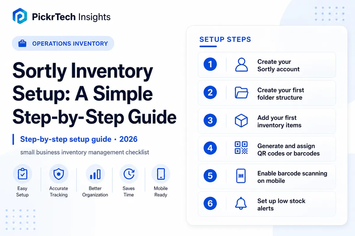 Sortly Inventory Setup: A Simple Step-by-Step Guide