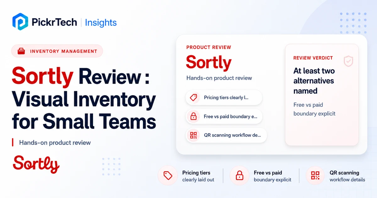 Sortly Review : Visual Inventory for Small Teams