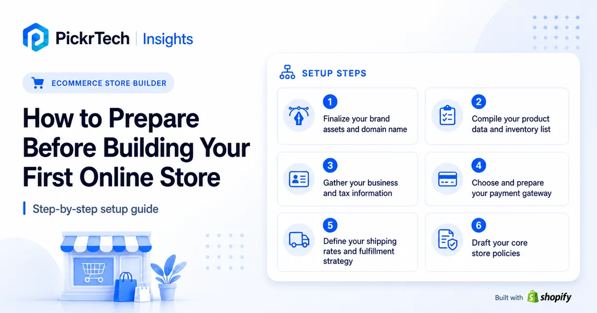 Online store launch preparation checklist
