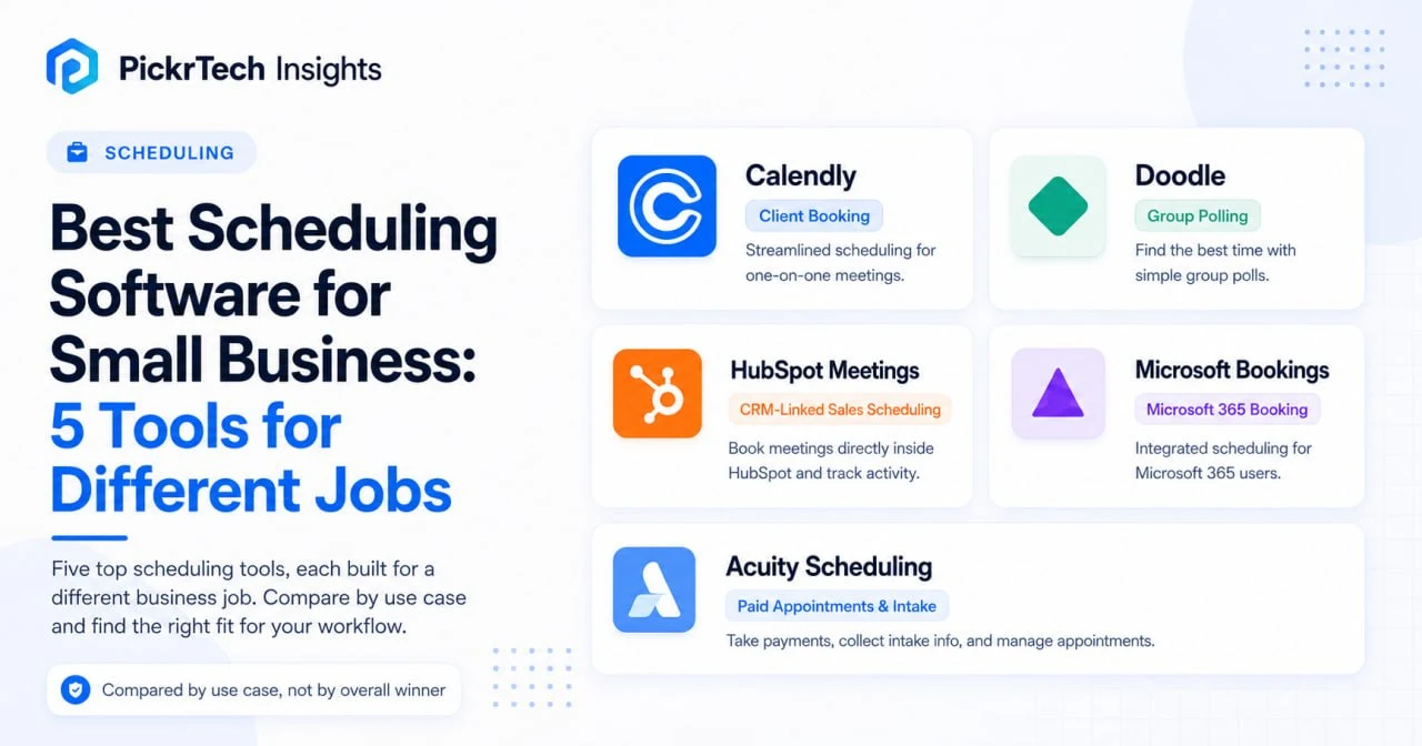 Best Scheduling Software for Small Business: 5 Tools Compared