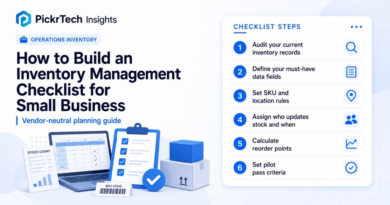 How to Build an Inventory Management Checklist for Small Business